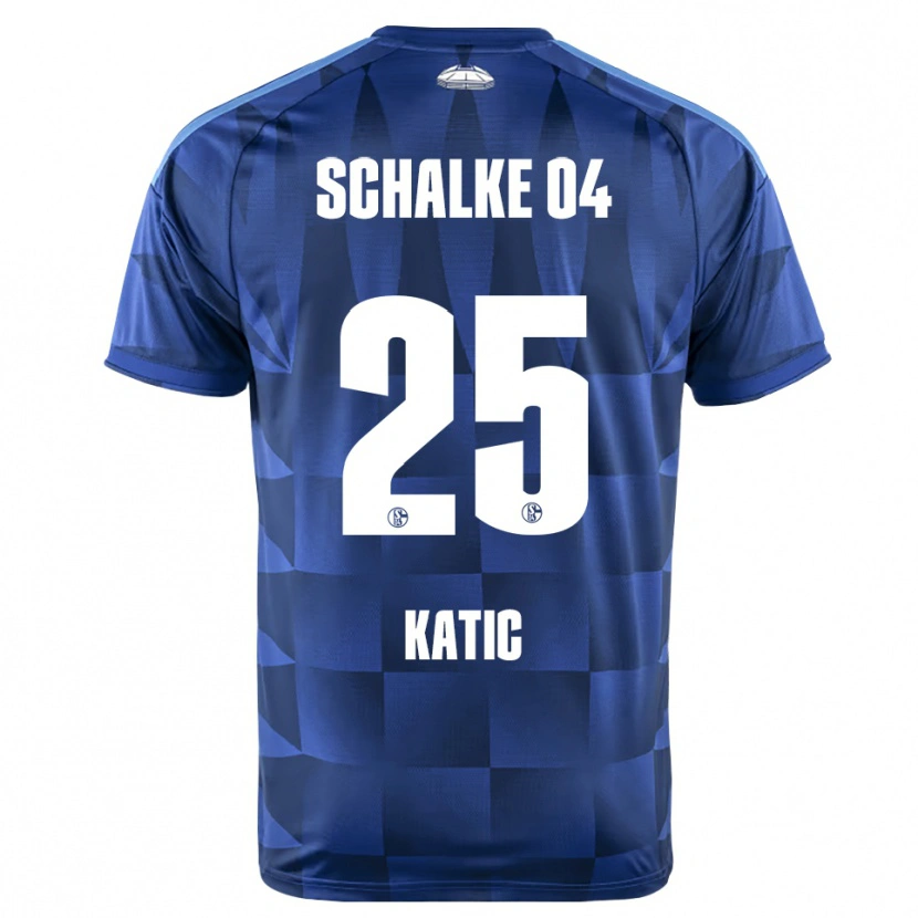 Danxen Mujer Camiseta Nikola Katic #25 Azul Oscuro Amarillo Blanco 1ª Equipación 2026/27 La Camisa México