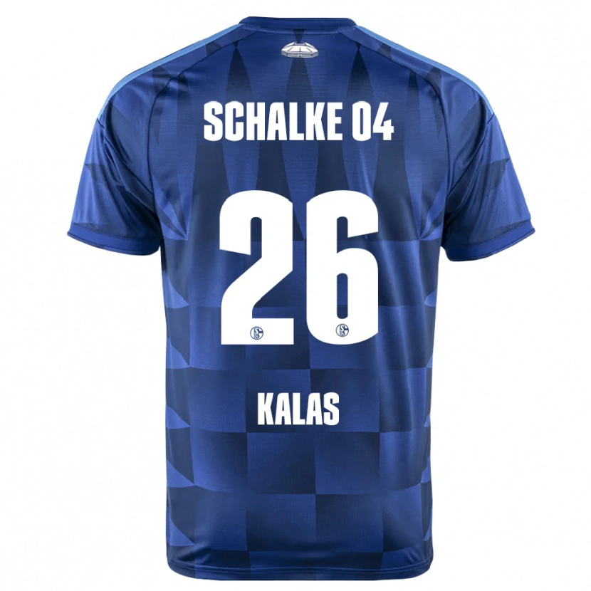 Danxen Mujer Camiseta Tomas Kalas #26 Azul Oscuro Amarillo Blanco 1ª Equipación 2026/27 La Camisa México