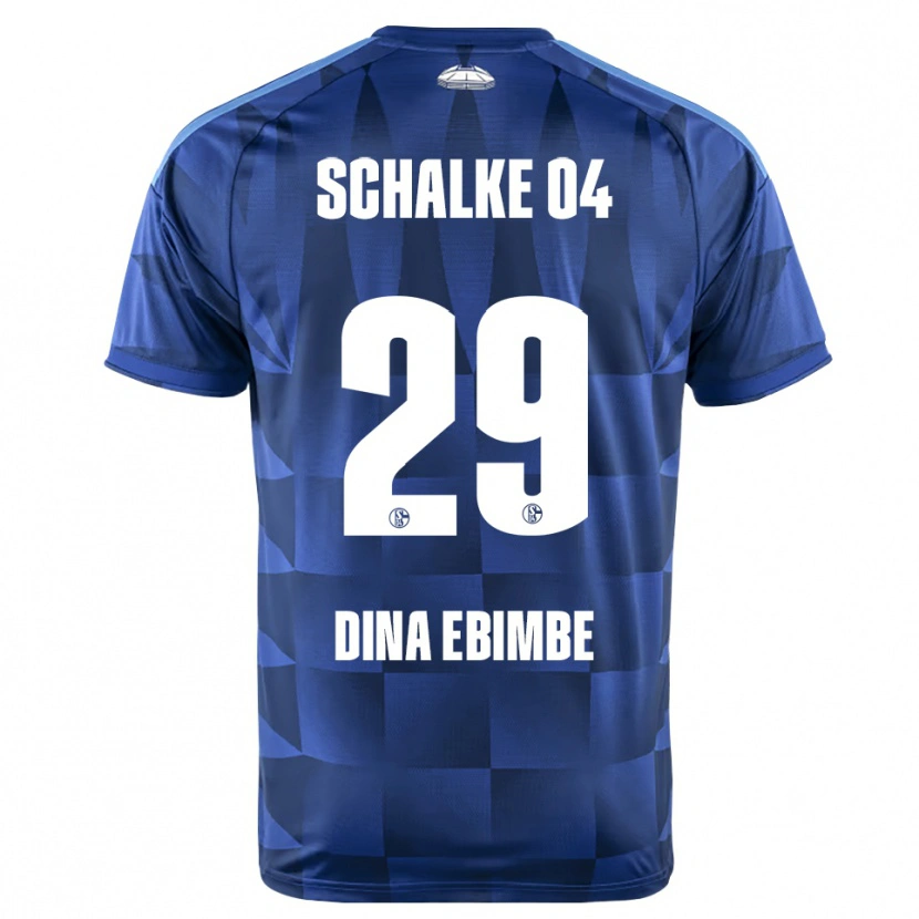 Danxen Mujer Camiseta Junior Dina Ebimbe #29 Azul Oscuro Amarillo Blanco 1ª Equipación 2026/27 La Camisa México