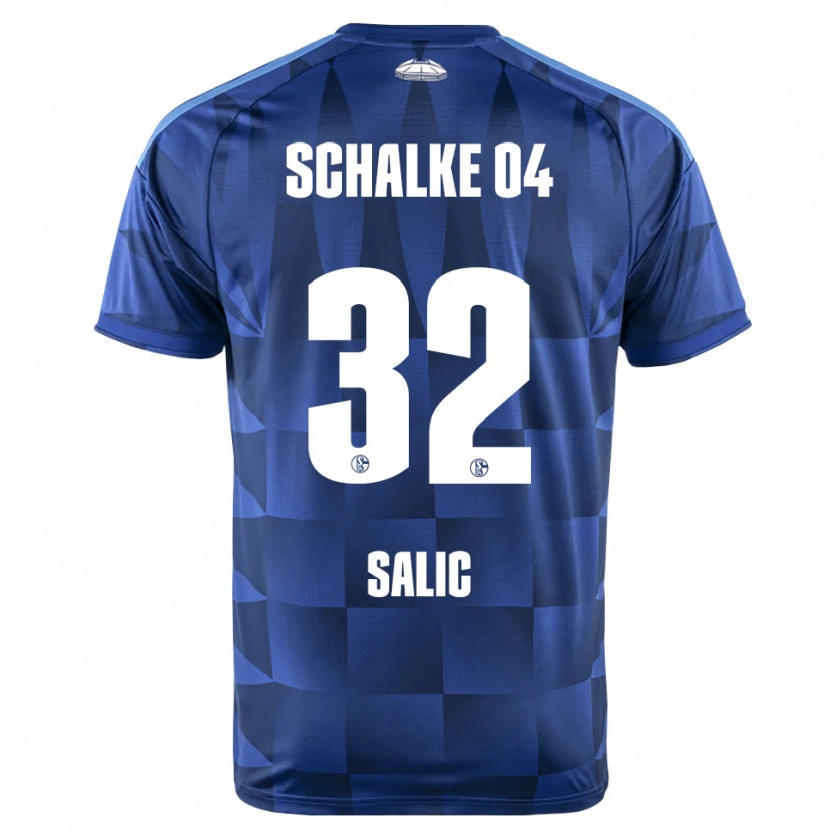 Danxen Mujer Camiseta Dana Salic #32 Azul Oscuro Amarillo Blanco 1ª Equipación 2026/27 La Camisa México