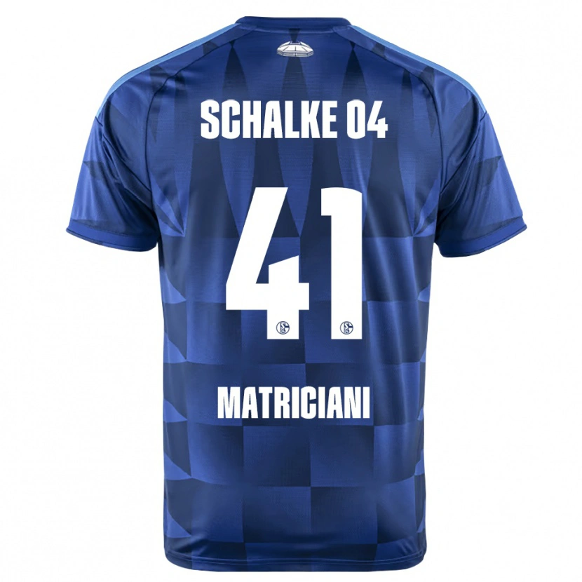 Danxen Mujer Camiseta Henning Matriciani #41 Azul Oscuro Amarillo Blanco 1ª Equipación 2026/27 La Camisa México