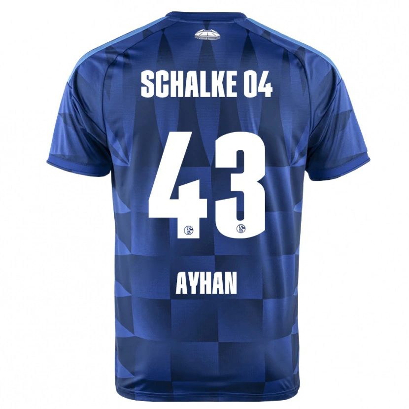 Danxen Mujer Camiseta Mertcan Ayhan #43 Azul Oscuro Amarillo Blanco 1ª Equipación 2026/27 La Camisa México