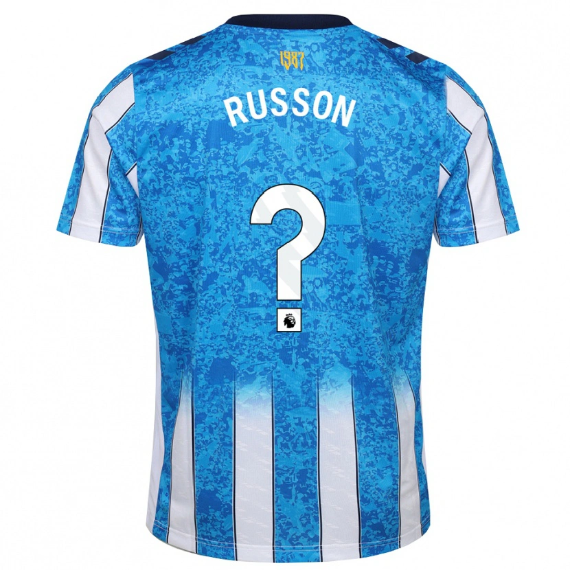 Danxen Mujer Camiseta Will Russon #0 Blanco Azul Naranja 1ª Equipación 2026/27 La Camisa México