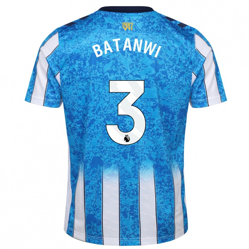 Danxen Mujer Camiseta Tristen Batanwi #3 Blanco Azul Naranja 1ª Equipación 2026/27 La Camisa México