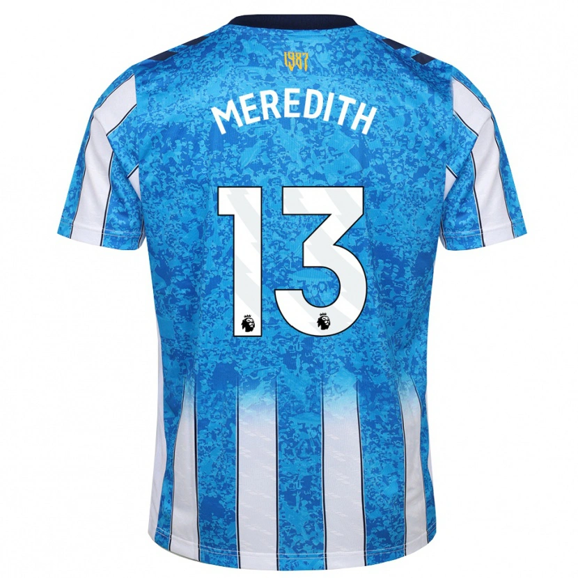 Danxen Mujer Camiseta Eliot Meredith #13 Blanco Azul Naranja 1ª Equipación 2026/27 La Camisa México