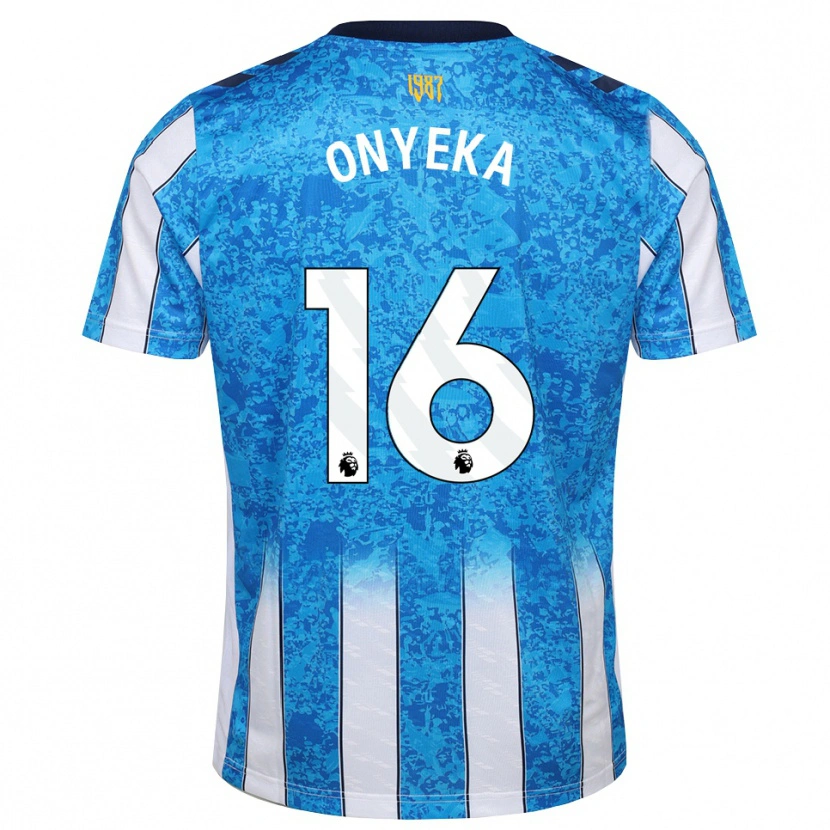Danxen Mujer Camiseta Frank Onyeka #16 Blanco Azul Naranja 1ª Equipación 2026/27 La Camisa México