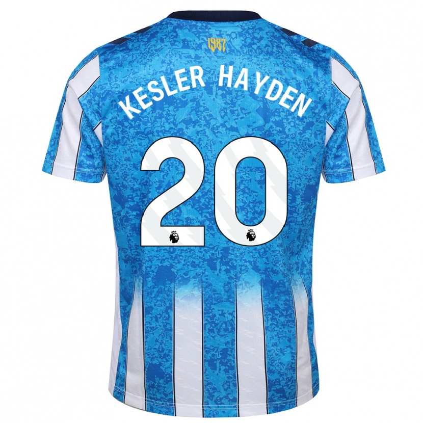 Danxen Mujer Camiseta Kaine Kesler-Hayden #20 Blanco Azul Naranja 1ª Equipación 2026/27 La Camisa México
