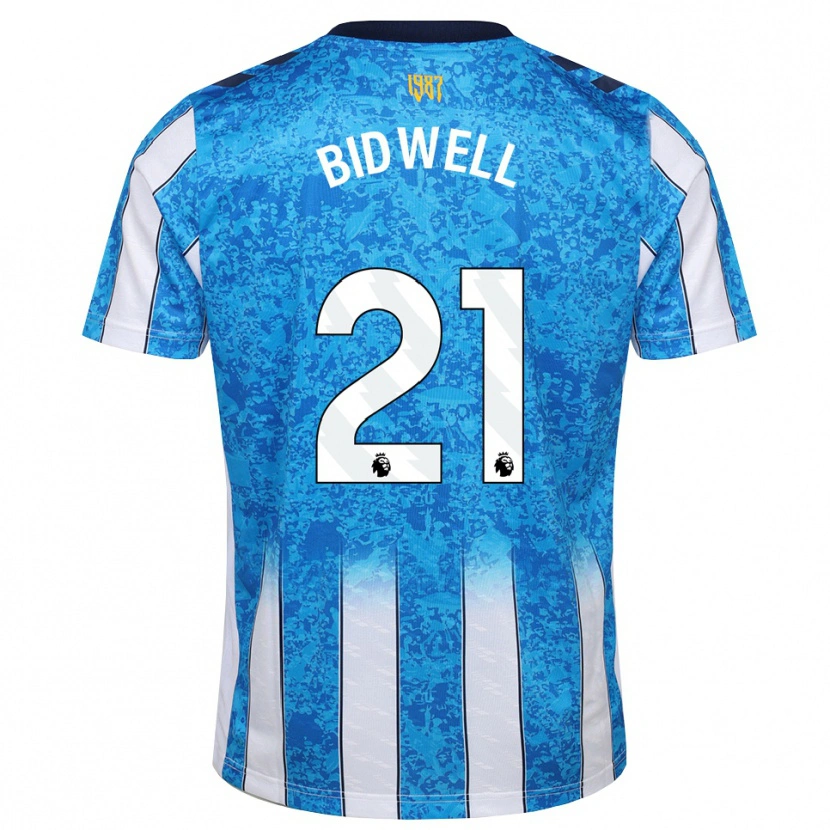 Danxen Mujer Camiseta Jake Bidwell #21 Blanco Azul Naranja 1ª Equipación 2026/27 La Camisa México