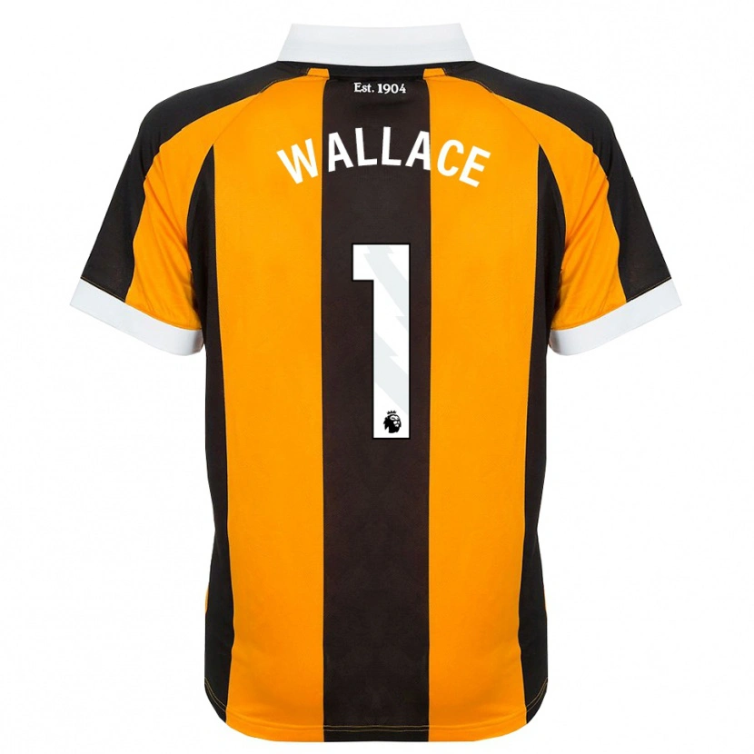 Danxen Mujer Camiseta Abbi Wallace #1 Naranja Negro Blanco 1ª Equipación 2026/27 La Camisa México