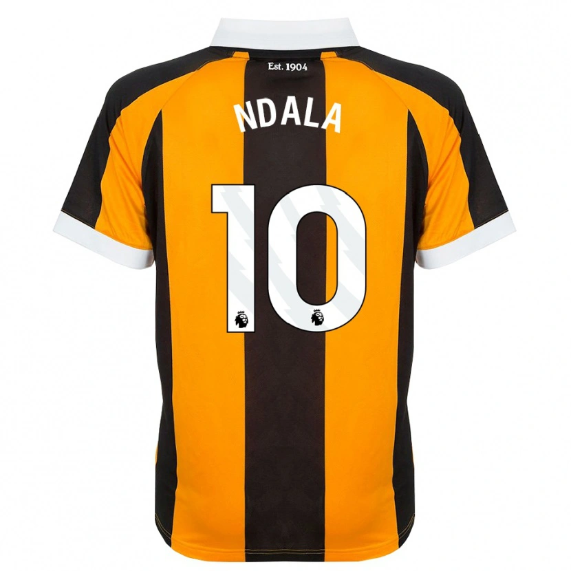 Danxen Mujer Camiseta Joel Ndala #10 Naranja Negro Blanco 1ª Equipación 2026/27 La Camisa México
