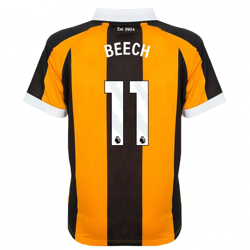 Danxen Mujer Camiseta Rebecca Beech #11 Naranja Negro Blanco 1ª Equipación 2026/27 La Camisa México