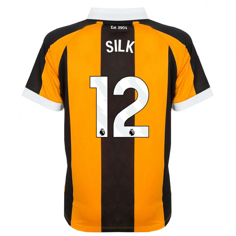 Danxen Mujer Camiseta Reuben Silk #12 Naranja Negro Blanco 1ª Equipación 2026/27 La Camisa México