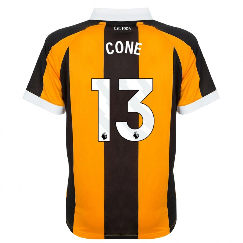 Danxen Mujer Camiseta Sharla Cone #13 Naranja Negro Blanco 1ª Equipación 2026/27 La Camisa México