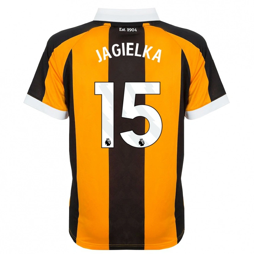 Danxen Mujer Camiseta Zac Jagielka #15 Naranja Negro Blanco 1ª Equipación 2026/27 La Camisa México