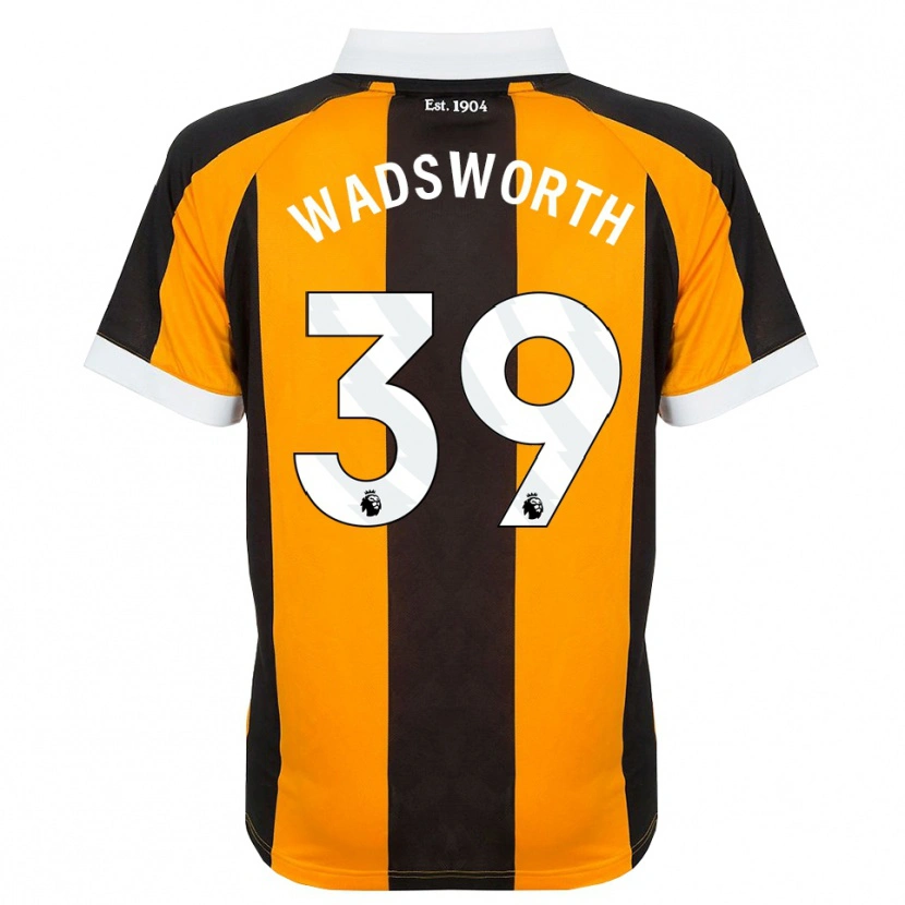 Danxen Mujer Camiseta Noah Wadsworth #39 Naranja Negro Blanco 1ª Equipación 2026/27 La Camisa México