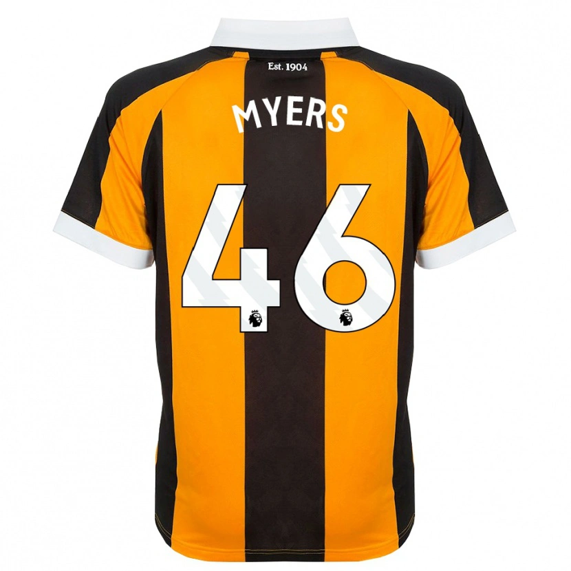 Danxen Mujer Camiseta Zane Myers #46 Naranja Negro Blanco 1ª Equipación 2026/27 La Camisa México