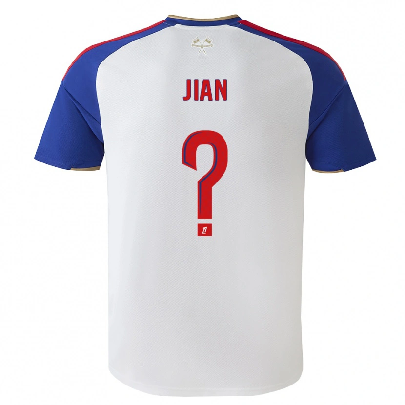 Danxen Mujer Camiseta Tao Jian #0 Azul Real Rojo Blanco 1ª Equipación 2026/27 La Camisa México