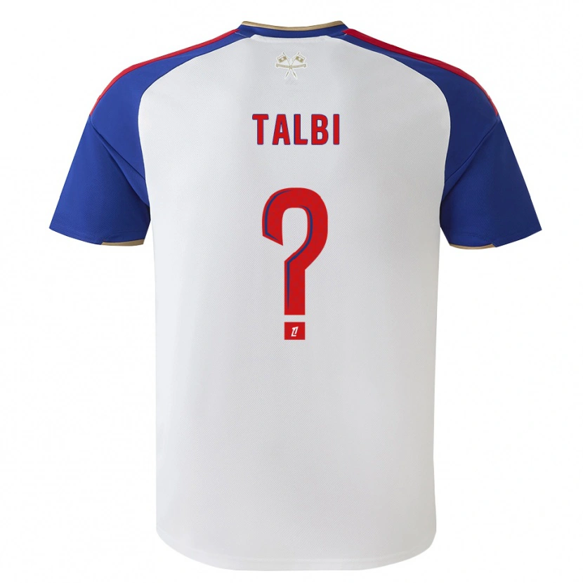Danxen Mujer Camiseta Ryad Talbi #0 Azul Real Rojo Blanco 1ª Equipación 2026/27 La Camisa México