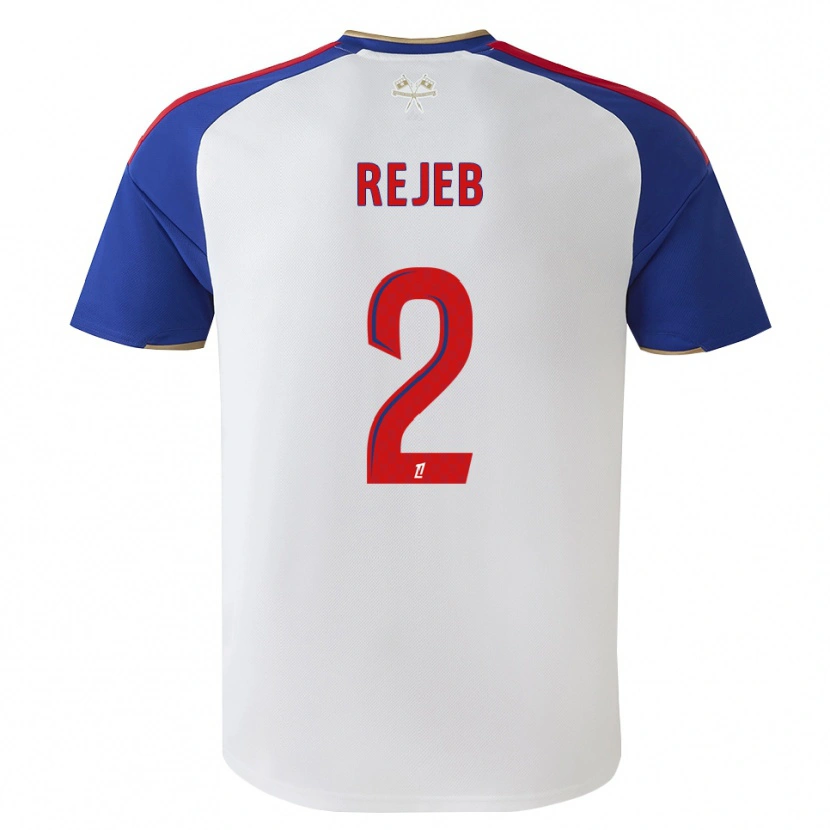 Danxen Mujer Camiseta Jibril Rejeb #2 Azul Real Rojo Blanco 1ª Equipación 2026/27 La Camisa México