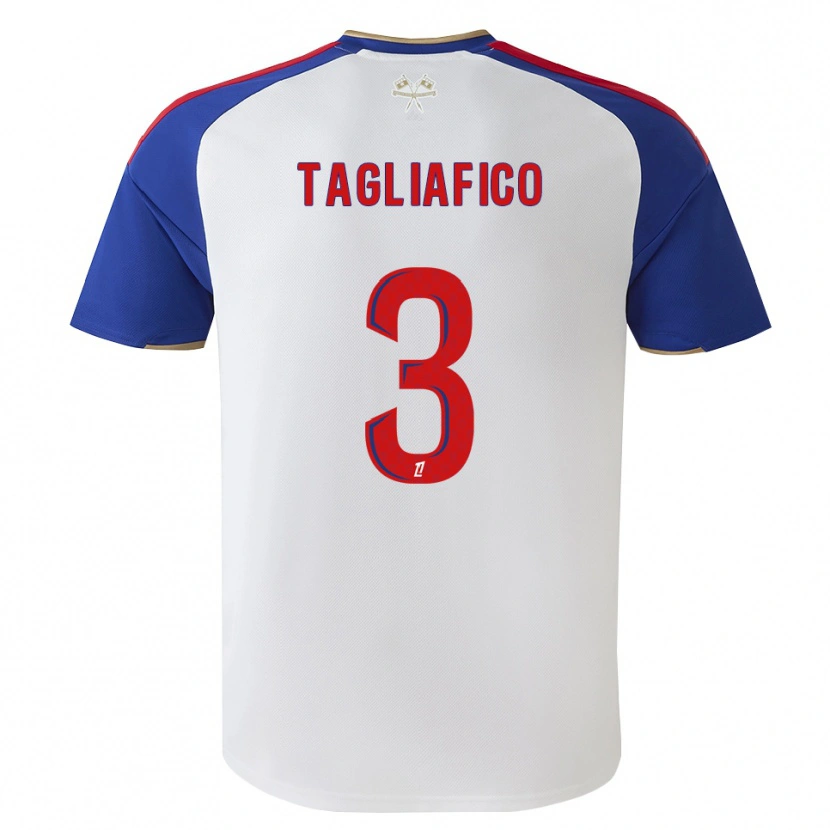 Danxen Mujer Camiseta Nicolás Tagliafico #3 Azul Real Rojo Blanco 1ª Equipación 2026/27 La Camisa México