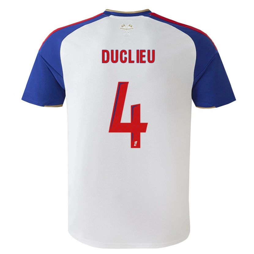 Danxen Mujer Camiseta Noah Duclieu #4 Azul Real Rojo Blanco 1ª Equipación 2026/27 La Camisa México