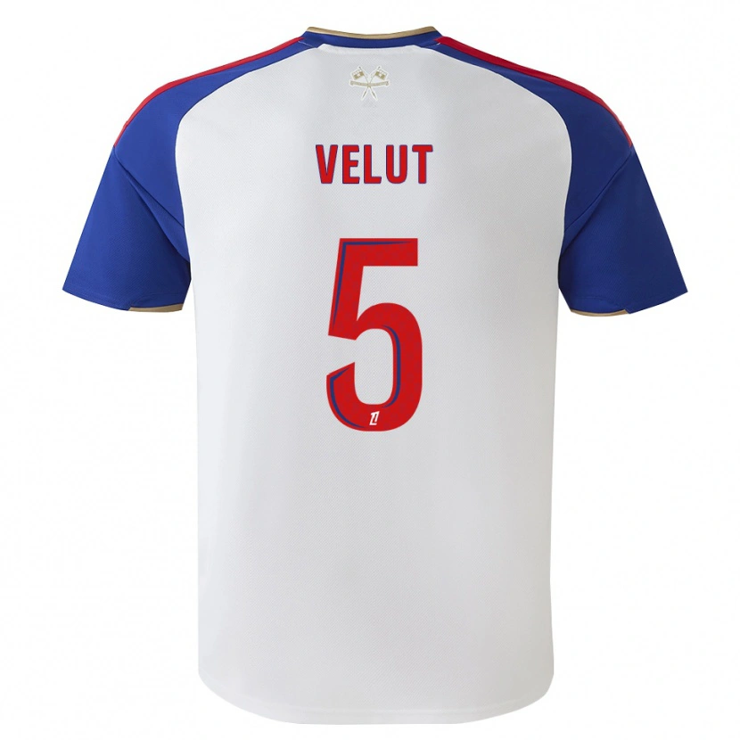 Danxen Mujer Camiseta Nolan Velut #5 Azul Real Rojo Blanco 1ª Equipación 2026/27 La Camisa México
