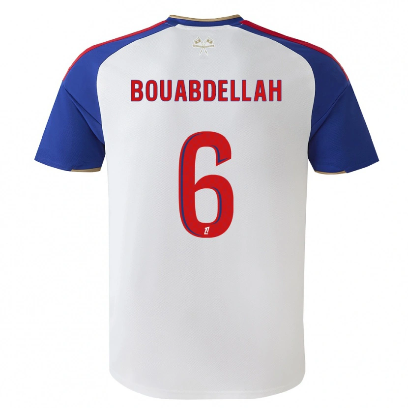 Danxen Mujer Camiseta Jalis Bouabdellah #6 Azul Real Rojo Blanco 1ª Equipación 2026/27 La Camisa México