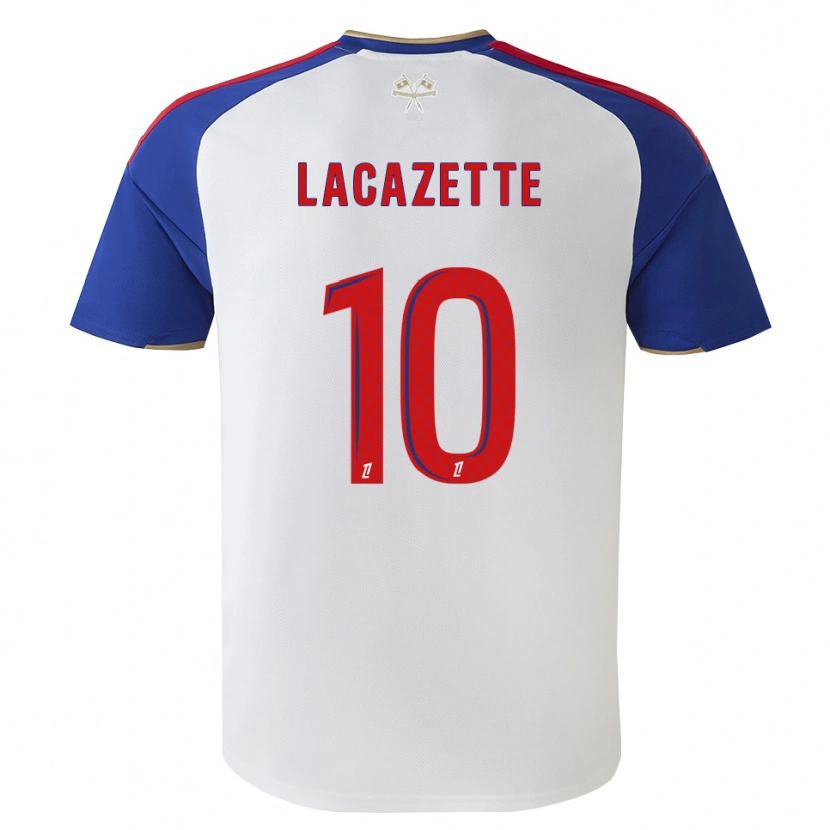 Danxen Mujer Camiseta Alexandre Lacazette #10 Azul Real Rojo Blanco 1ª Equipación 2026/27 La Camisa México