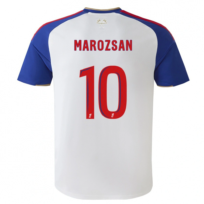 Danxen Mujer Camiseta Dzsenifer Marozsan #10 Azul Real Rojo Blanco 1ª Equipación 2026/27 La Camisa México