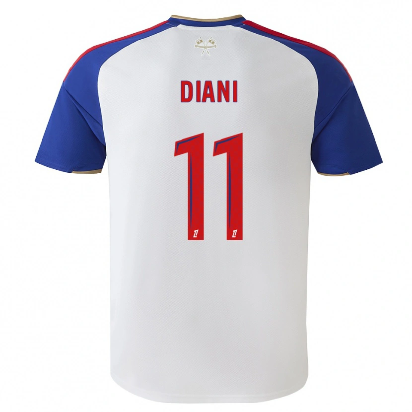 Danxen Mujer Camiseta Kadidiatou Diani #11 Azul Real Rojo Blanco 1ª Equipación 2026/27 La Camisa México