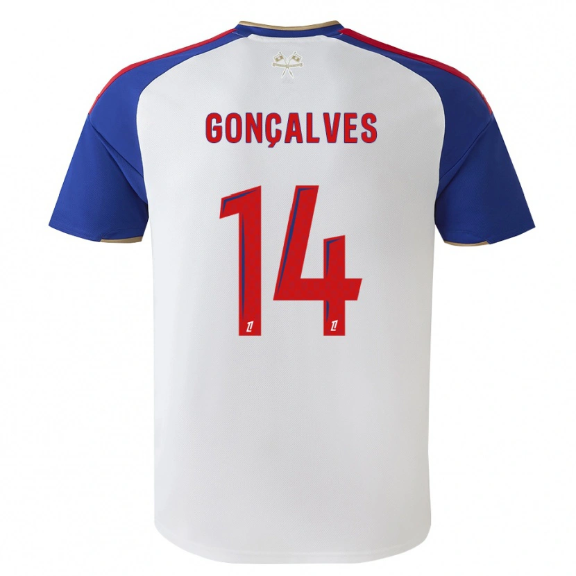 Danxen Mujer Camiseta Tiago Gonçalves #14 Azul Real Rojo Blanco 1ª Equipación 2026/27 La Camisa México