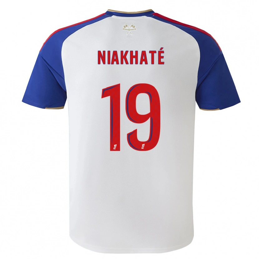 Danxen Mujer Camiseta Moussa Niakhaté #19 Azul Real Rojo Blanco 1ª Equipación 2026/27 La Camisa México
