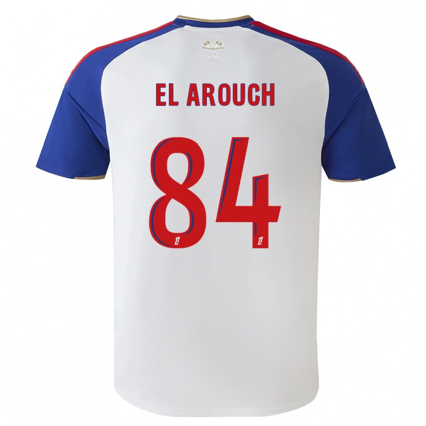 Danxen Mujer Camiseta Mohamed El Arouch #84 Azul Real Rojo Blanco 1ª Equipación 2026/27 La Camisa México