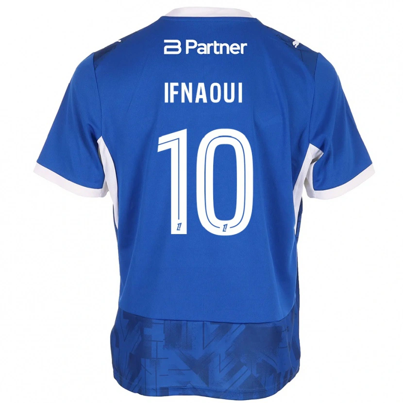Danxen Mujer Camiseta Merwan Ifnaoui #10 Azul Medio Blanco 1ª Equipación 2026/27 La Camisa México