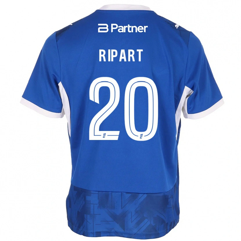Danxen Mujer Camiseta Renaud Ripart #20 Azul Medio Blanco 1ª Equipación 2026/27 La Camisa México