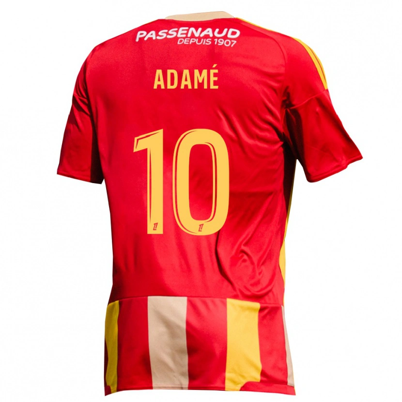 Danxen Mujer Camiseta Niyad Adamé #10 Rojo Amarillo Verde 1ª Equipación 2026/27 La Camisa México