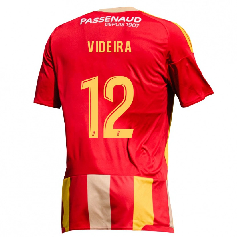 Danxen Mujer Camiseta Lenny Videira #12 Rojo Amarillo Verde 1ª Equipación 2026/27 La Camisa México