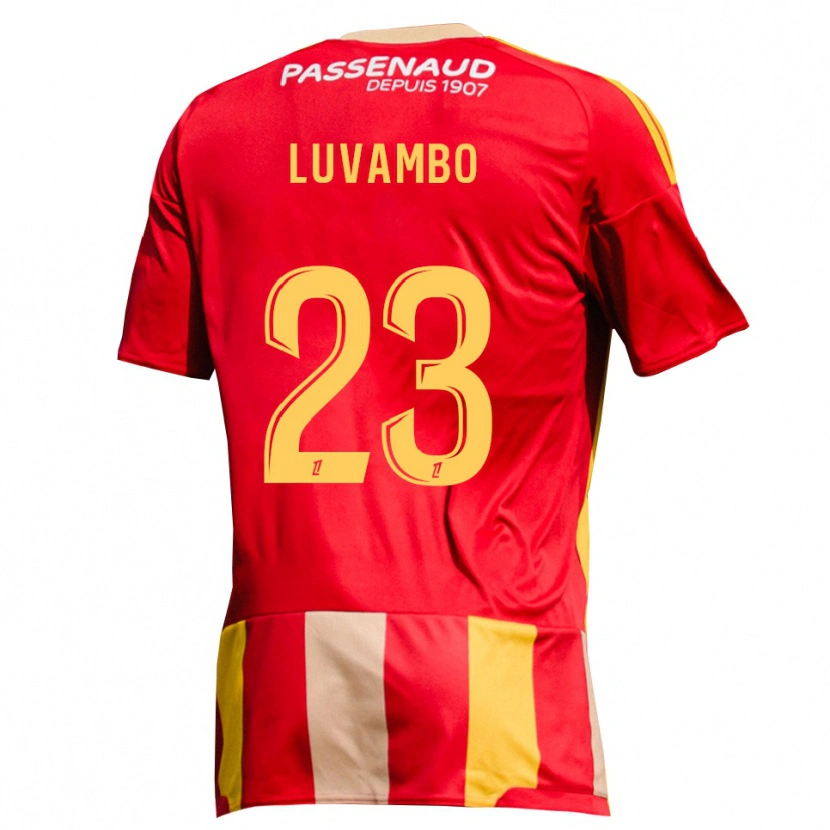 Danxen Mujer Camiseta Taylor Luvambo #23 Rojo Amarillo Verde 1ª Equipación 2026/27 La Camisa México