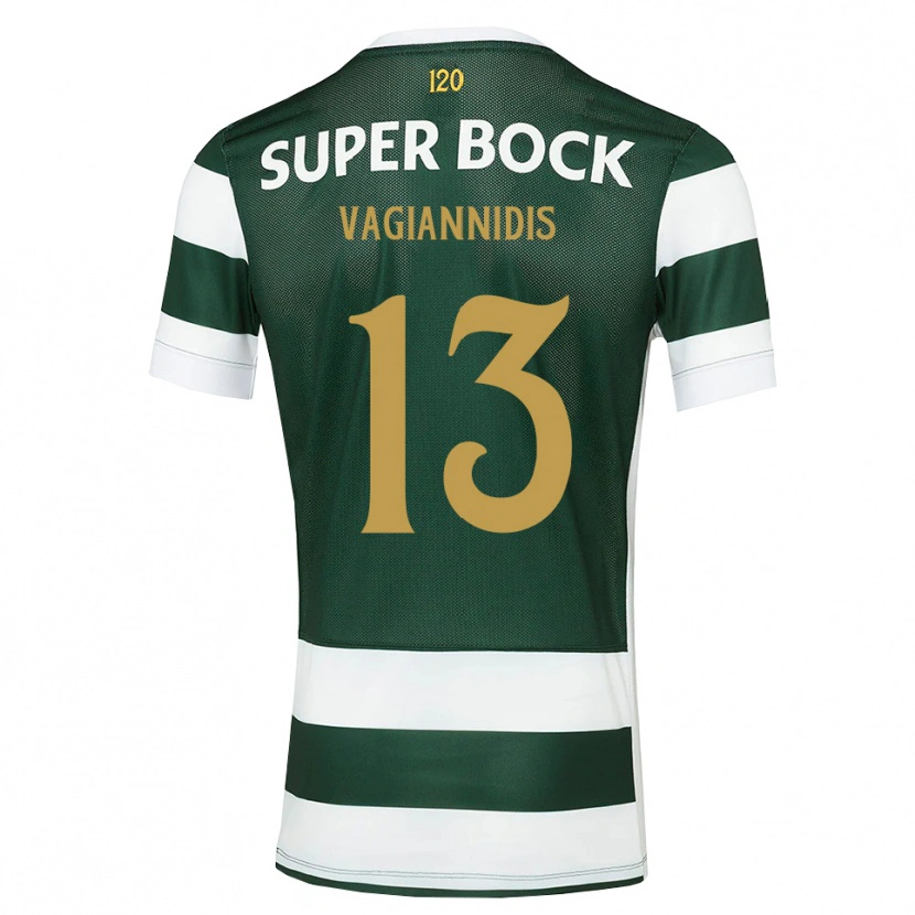 Danxen Mujer Camiseta Georgios Vagiannidis #13 Grisardodarkslategray Blanco 1ª Equipación 2026/27 La Camisa México