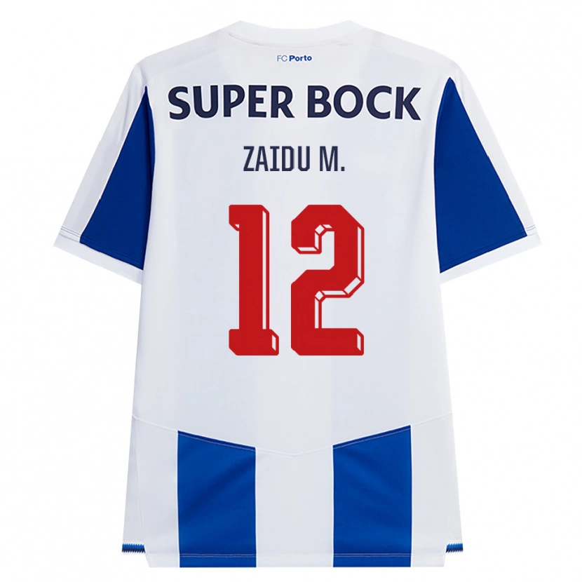 Danxen Mujer Camiseta Zaidu Sanusi #12 Azul Blanco Rojo 1ª Equipación 2026/27 La Camisa México