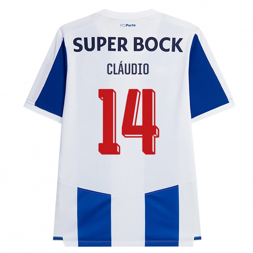 Danxen Mujer Camiseta Cláudio Ramos #14 Azul Blanco Rojo 1ª Equipación 2026/27 La Camisa México
