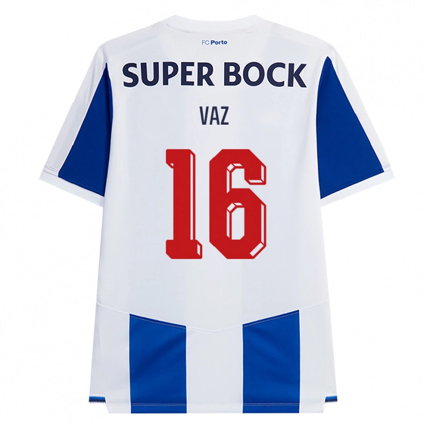 Danxen Mujer Camiseta Matilde Vaz #16 Azul Blanco Rojo 1ª Equipación 2026/27 La Camisa México