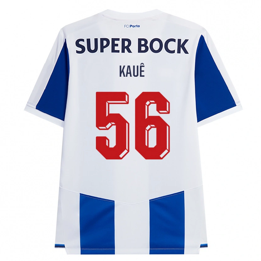 Danxen Mujer Camiseta Kauê Rodrigues Pessanha #56 Azul Blanco Rojo 1ª Equipación 2026/27 La Camisa México