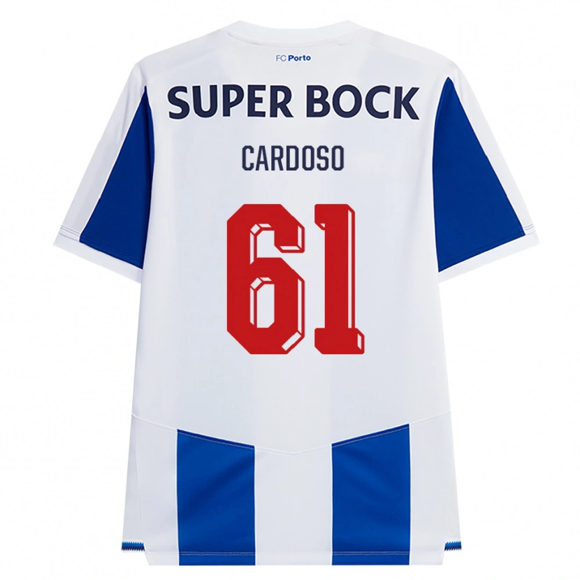 Danxen Mujer Camiseta Ivan Cardoso #61 Azul Blanco Rojo 1ª Equipación 2026/27 La Camisa México