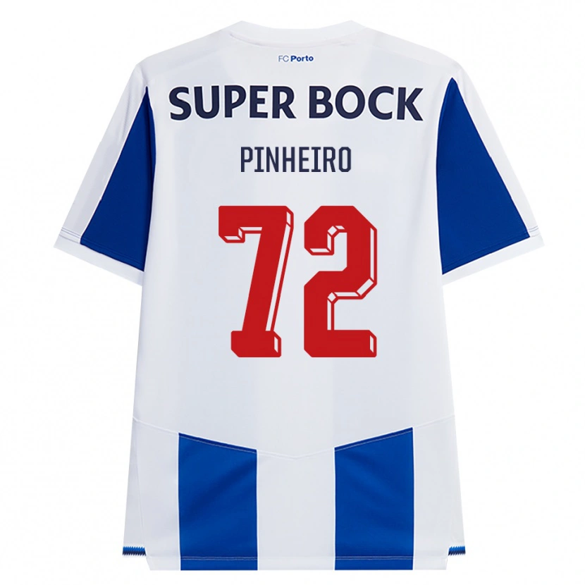 Danxen Mujer Camiseta Rodrigo Pinheiro #72 Azul Blanco Rojo 1ª Equipación 2026/27 La Camisa México