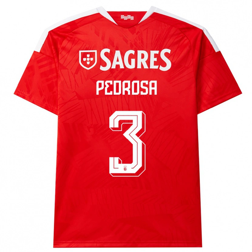 Danxen Mujer Camiseta Tomás Pedrosa #3 Rojo Blanco Amarillo 1ª Equipación 2026/27 La Camisa México