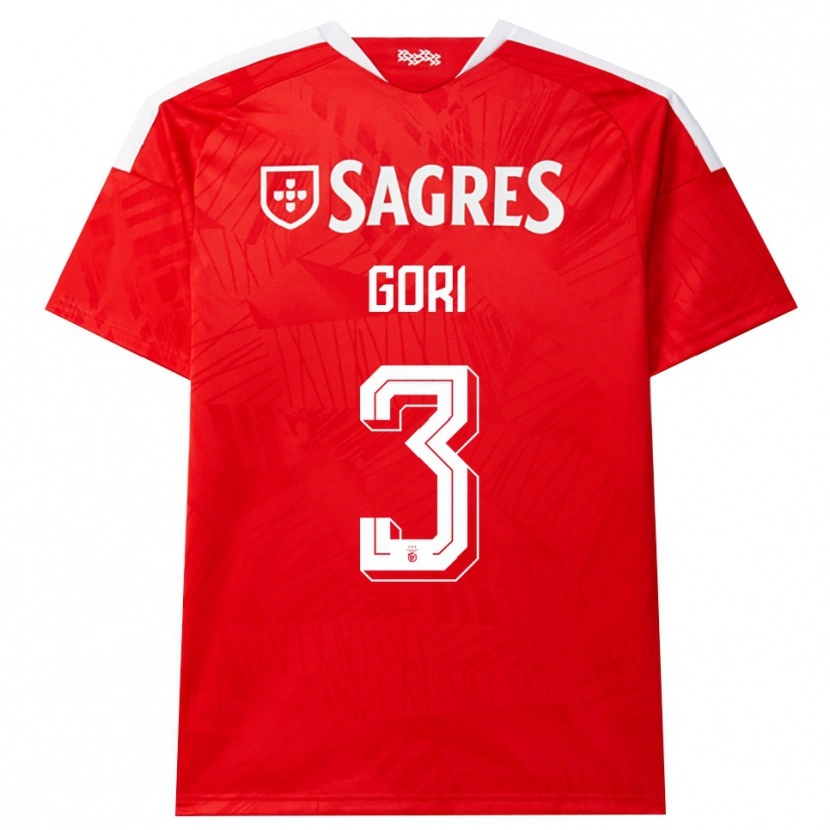 Danxen Mujer Camiseta Leonardo Gori #3 Rojo Blanco Amarillo 1ª Equipación 2026/27 La Camisa México