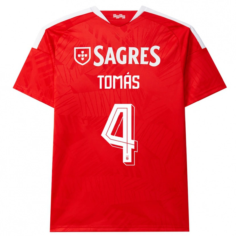 Danxen Mujer Camiseta Tomás Ferreira #4 Rojo Blanco Amarillo 1ª Equipación 2026/27 La Camisa México