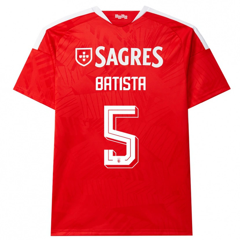 Danxen Mujer Camiseta Ricardo Batista #5 Rojo Blanco Amarillo 1ª Equipación 2026/27 La Camisa México