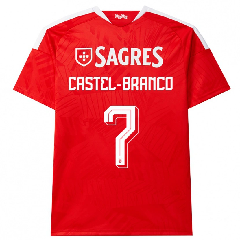 Danxen Mujer Camiseta Diego Castel-Branco #7 Rojo Blanco Amarillo 1ª Equipación 2026/27 La Camisa México
